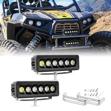 2x 6 Cree Led Cube Driving Light Bar Combo Pods Driving Fog Offroad 4wd Utv Atv
