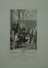 Ritratto. Immagine Di Hippolito Galantinio Seduto In Una Chiesa Come Insegnante