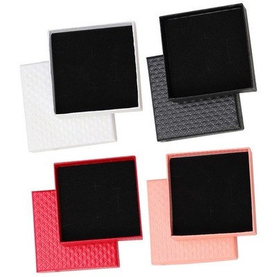 Reusable Cardboard Jewelry Box Set for Storage Assorted Color Sponge Insert