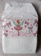 Mega Adult Disposable ABDL diaper- Tinkerbell -READ DESCRIPTION FULLY