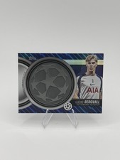 Topps 2025-26 Starball Relic Lucas Bergvall Tottenham UEFA Champions League