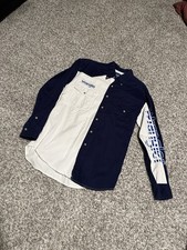Vintage 1980 s Wrangler Rodeo Shirt Embroidered Sleeve 15-1/2-34