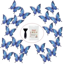 20 PCS Non Slip Bathtub Stickers, Adhesive Butterfly anti Slip Decal Treads for 