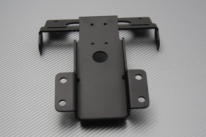 Support de Plaque AVDB en Aluminium CNC Noir pour Triumph Rocket 3 R Storm