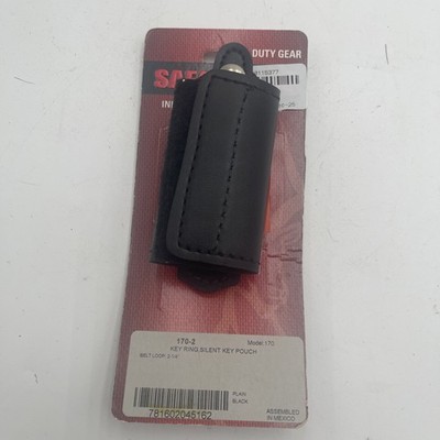 Safariland Leather Silent Key Pouch 170-2 Flat Black