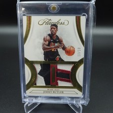 2021-22 PANINI FLAWLESS BASKETBALL JIMMY BUTLER DUAL PATCH GOLD /10