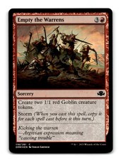 Empty the Warrens 118 Dominaria Remastered Magic: The Gathering Foil NM/M ~10985