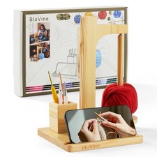 Upgraded Wooden  Magnetic Yarn Holder for Crocheting,Ideal Christmas Gift fo...