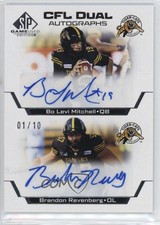 2025 SP Game Used Edition CFL 1/10 Brandon Revenberg Bo Levi Mitchell Auto 1sj9