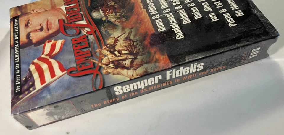 Semper Fidelis Story of the US Marines VHS 2000 B&W 5.5 Hours Sealed Mint New! - Image 4 of 4