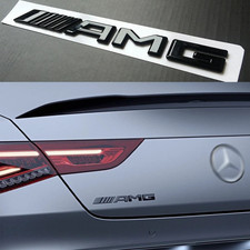 Mercedes AMG Logo Aufkleber Emblem Schriftzug Schwarz Glänzend für Heckklappe Mercedes AMG Logo Aufkleber Emblem Schriftzug Schwarz Glänzend für Heckklappe