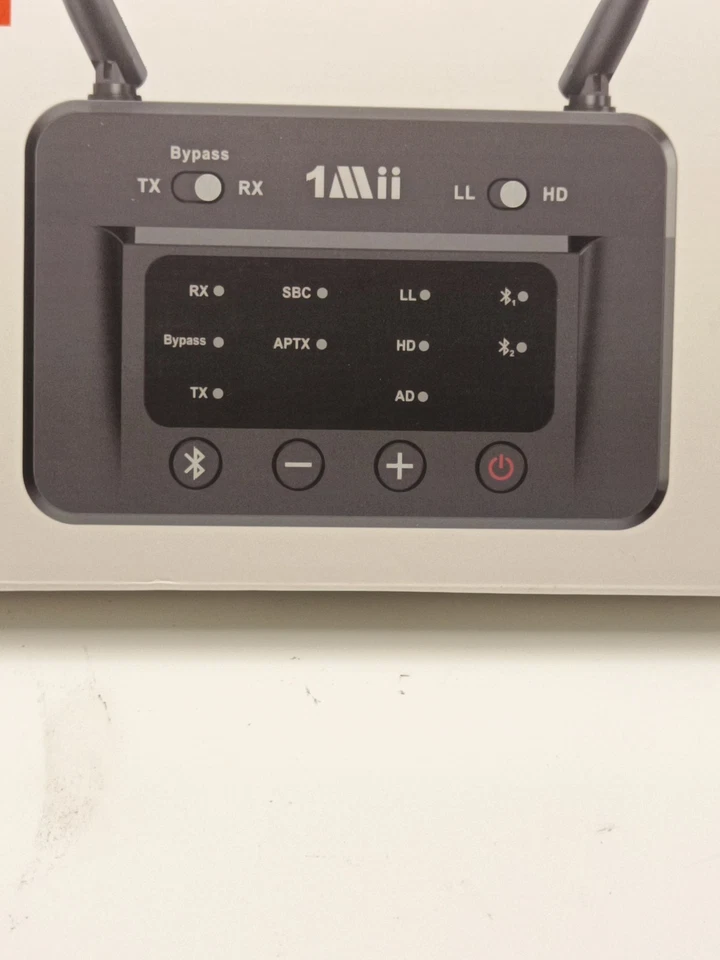 Receptor Transmisor 1Mii B03Pro Bluetooth 5.3 para Auriculares TV Estéreo BT Foto 2 de 4