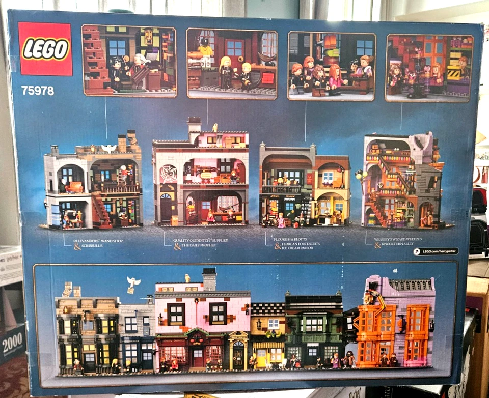 LEGO Harry Potter Diagon Alley 75978 Retired Building Set (Not Mini) - BRAND NEW - Image 2 of 3