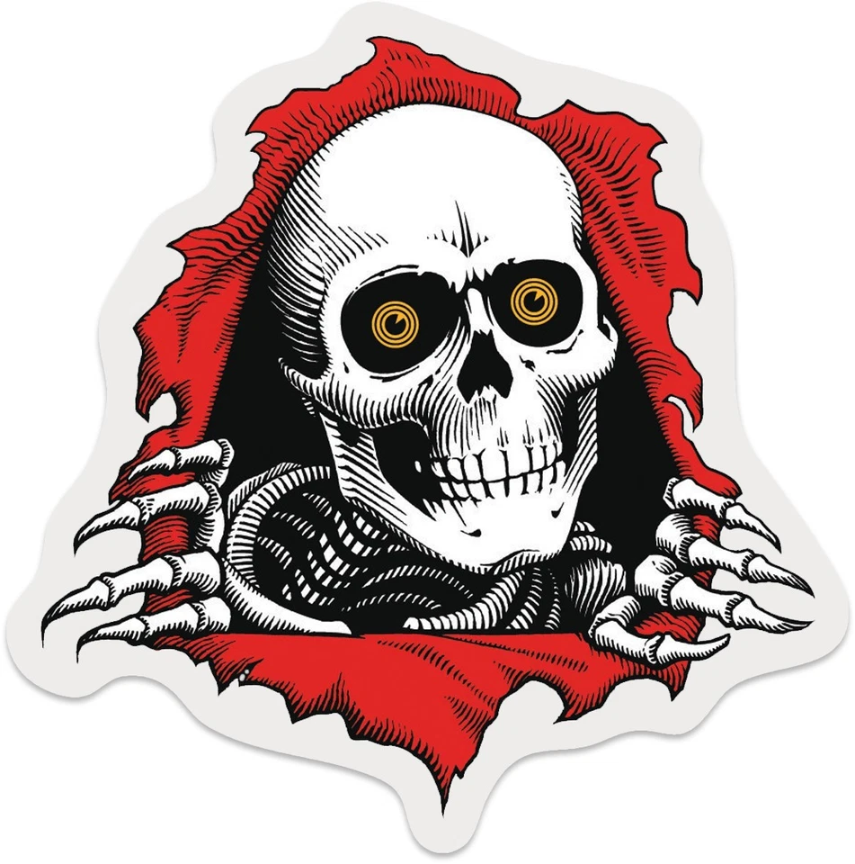 Pegatina Powell Peralta Ripper | ELIGE PACK: 2, 5 o 10 | Monopatín vintage de 4" Foto 3 de 4