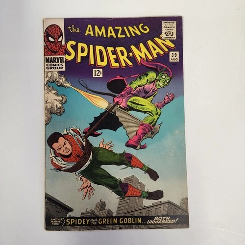 Amazing Spider-Man #39 Green Goblin Romita cover - Marvel Comics Vintage FN