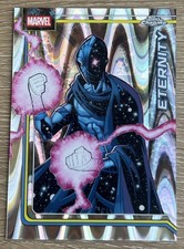 2026 Topps Chrome Marvel Comics RayWave Refractor #36 Eternity