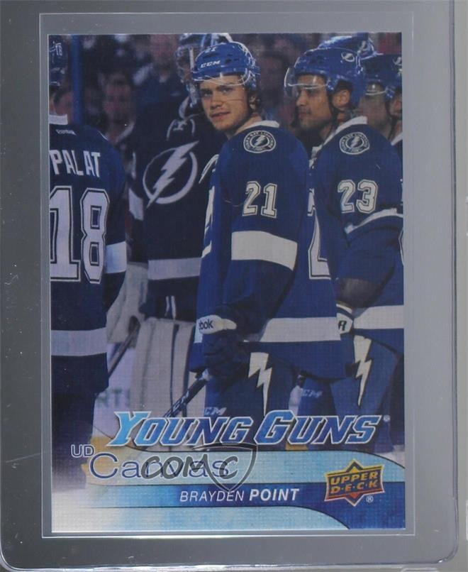 2016-17 Upper Deck UD Canvas Young Guns Brayden Point #C233 rd8