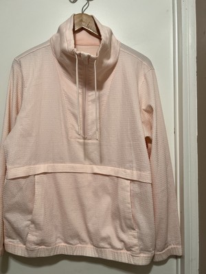 Lululemon Pack Lightweight Pullover *Packable  Pink Mist UV Protection