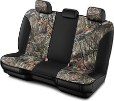 Low Back Camo Full Size Bench Seat Covers Universial Fit Fit Most Rear Seats -