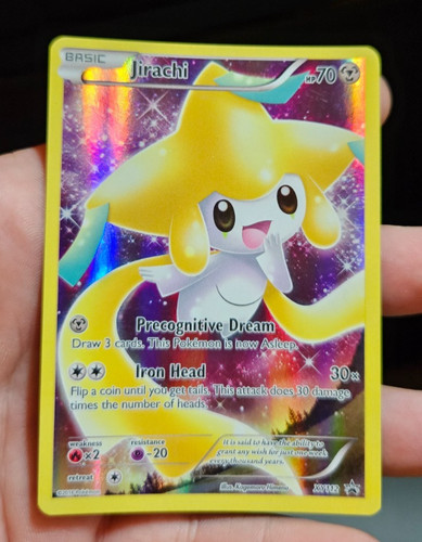 Jirachi XY112 Full Art XY Black Star Promo Pokemon L58 LP/MP
