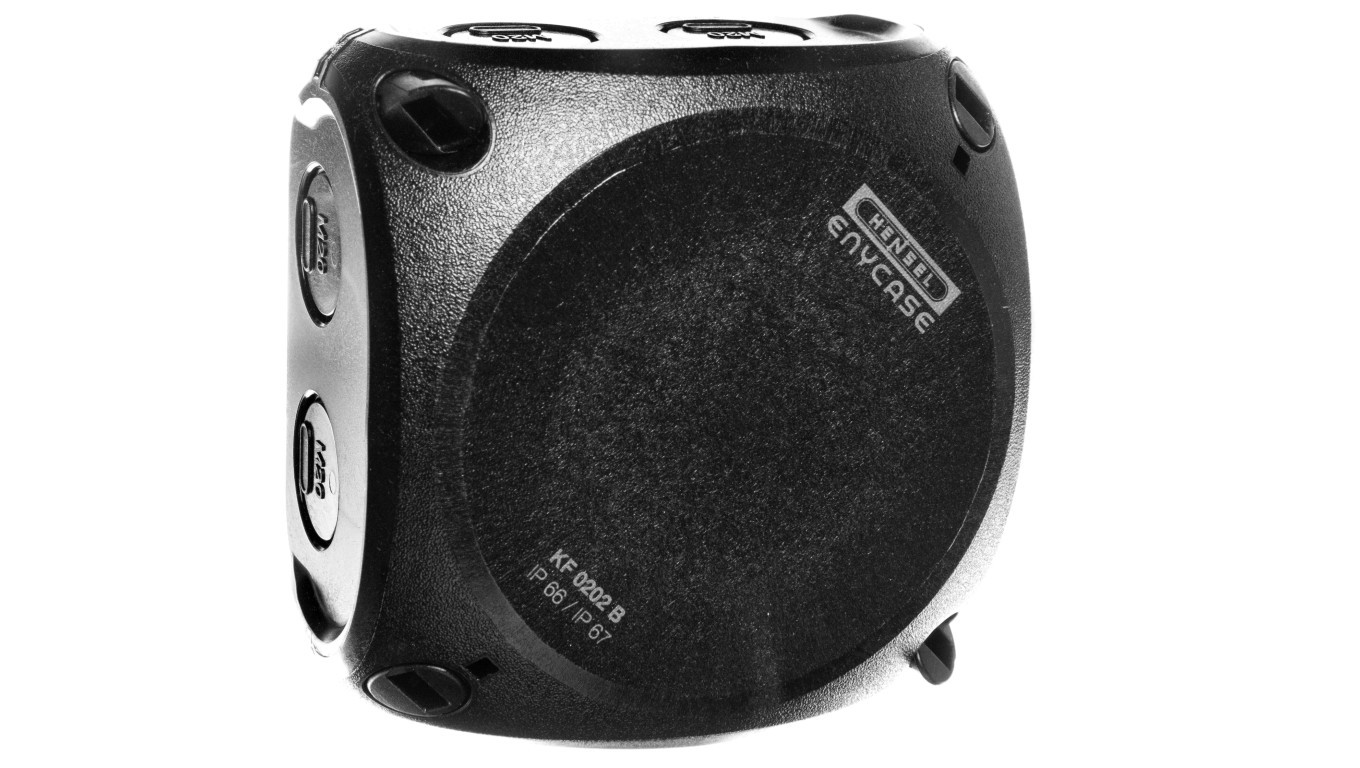 Can N/T 93x93x62mm 5P 2.5mm² IP66/67 Black LEIYCASE KF 0202 B