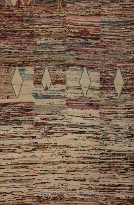 Exquisite Moroccan Area Rug 9x12 Handmade Geometric Patterns and Rich Colors