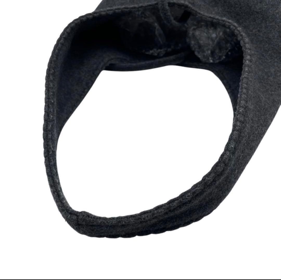 MIU MIU Shoulder Bag Purse Wool Gray Authentic — image 7
