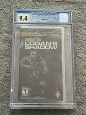 2006 PSP Syphon Filter Logan's Shadow Graded CGC 9.4 A+ Y-Folds Black Label NEW