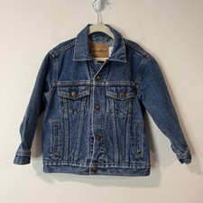 Levi's Youth Kids Trucker Jacket Jean Denim Cotton Blue 6