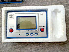 Nintendo Game & Watch Fire RC-04 Japanese with Original Box Untested SOLD AS IS!