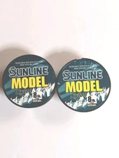 2 Spools Sunline Model Nylon 8 lb. 660 yds. Clear 