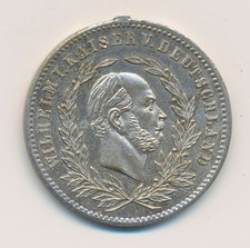 Medaille Wilhelm I  Kaiser von Deutschland 90.Geburtstag  (2039n)