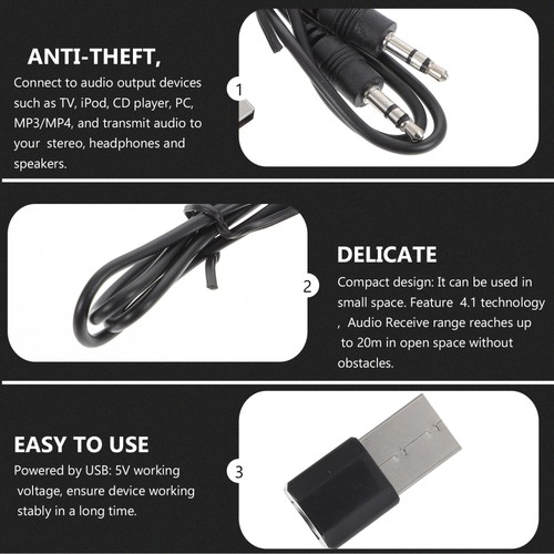 Usb Kabellos Dongle Audioempfänger Modern Premium Autoadapter - Afbeelding 4 van 12