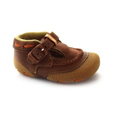 START RITE LITTLE BRAVE TOT TAN LEATHER INFANT TODDLERS KIDS BOYS SHOES