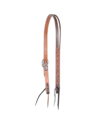 Martin Saddlery Headstall Antiqued Weathered Split Ear Brown HR19WAT