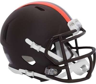 #ad Cleveland Browns 2025 Alternate Riddell Speed Mini Helmet $34.99