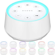 Sleep Sound Machine White Noise Machines with 30 Soothing Sounds 12 Adjustable 
