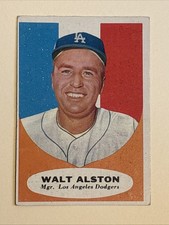 Walt Alston 1961 Topps #136 Los Angeles Dodgers