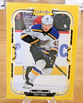 2025-26 O-Pee-Chee Yellow Border - Torey Krug - St. Louis Blues #414