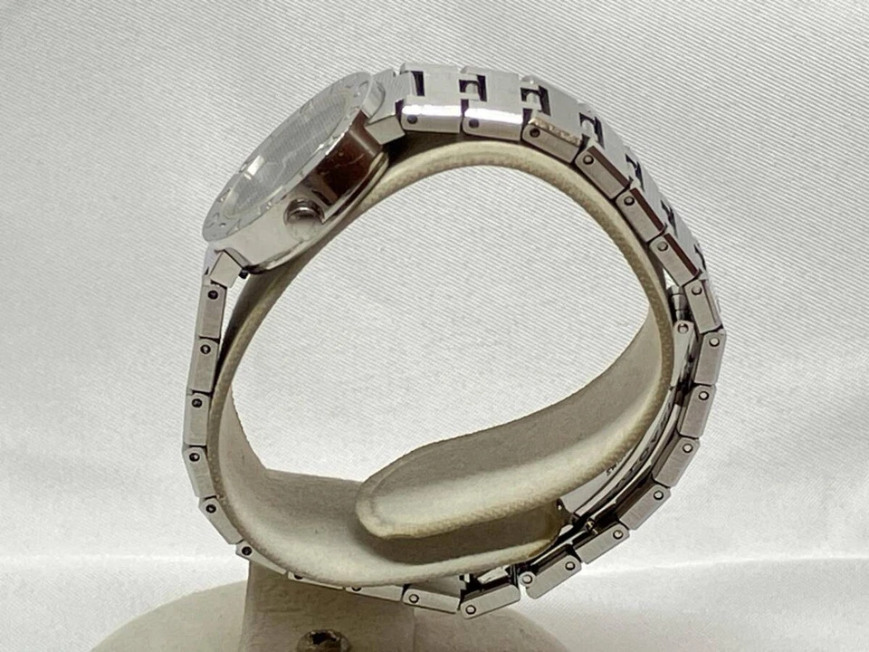 BVLGARI BB23SS Black Dial Quartz Analogue Wristwatch Case Size 25mm Silver Used - Image 4 of 4