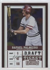 2017 Panini Contenders Draft Picks Variation Ticket 28/99 Rafael Palmeiro 3t2