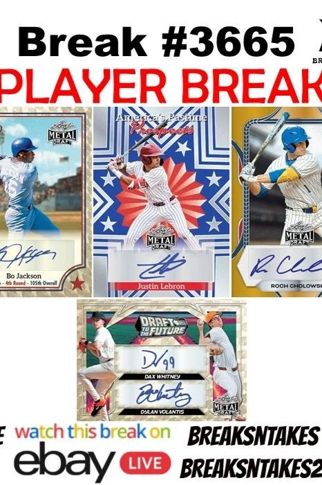 Break #3665: 2026 Leaf Metal Baseball Draft Hobby CASE Player Break