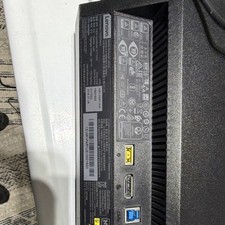 Lenovo ThinkVision T22v-10 23.8" LED Monitor 1920x1080 HDMI DP VGA Black
