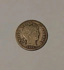 1915-S Barber Dime 90% Silver Liberty Head 10c