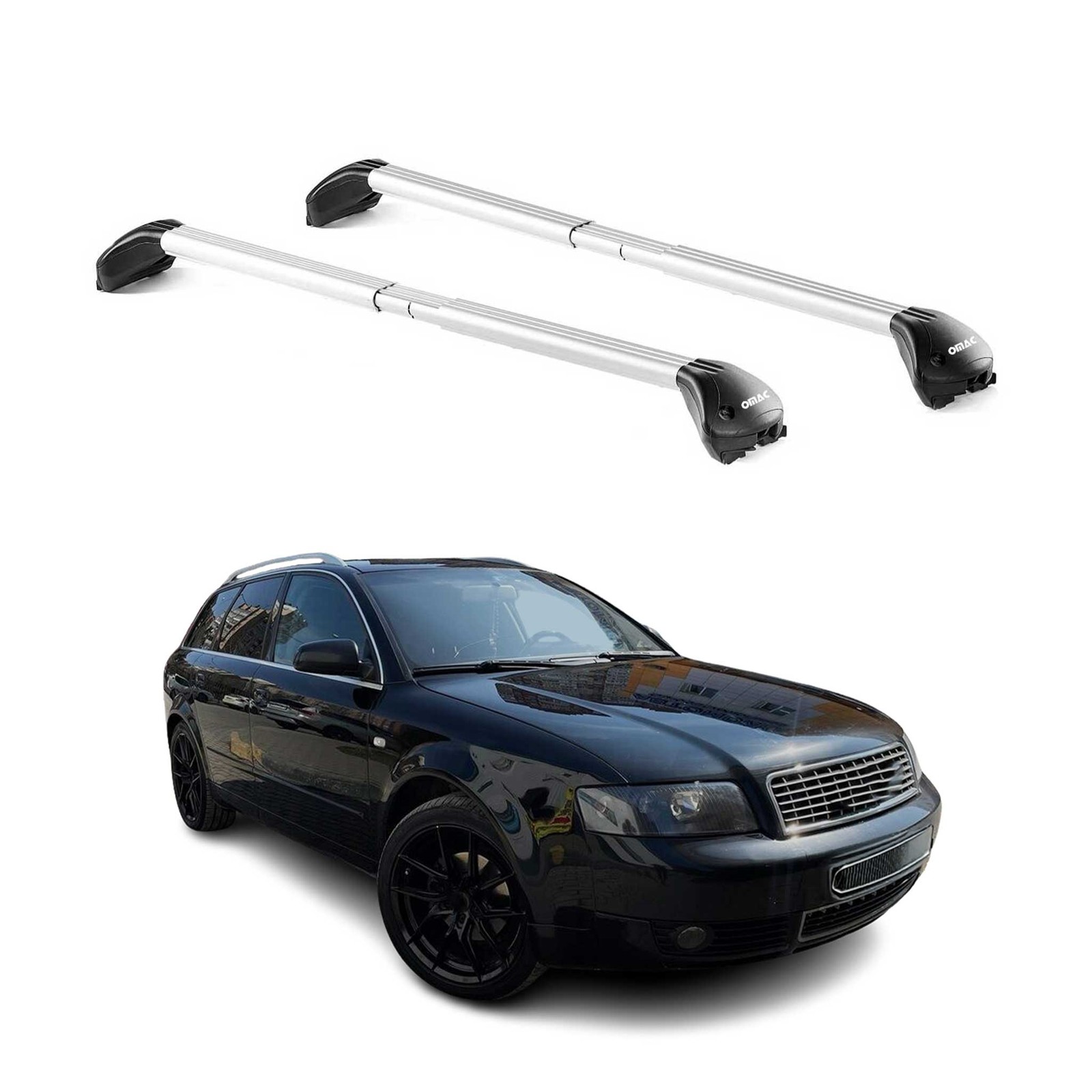 Barres de toit Audi A4 Break B5 B6 B7 idéales pour transporter vos skis et vélos en famille