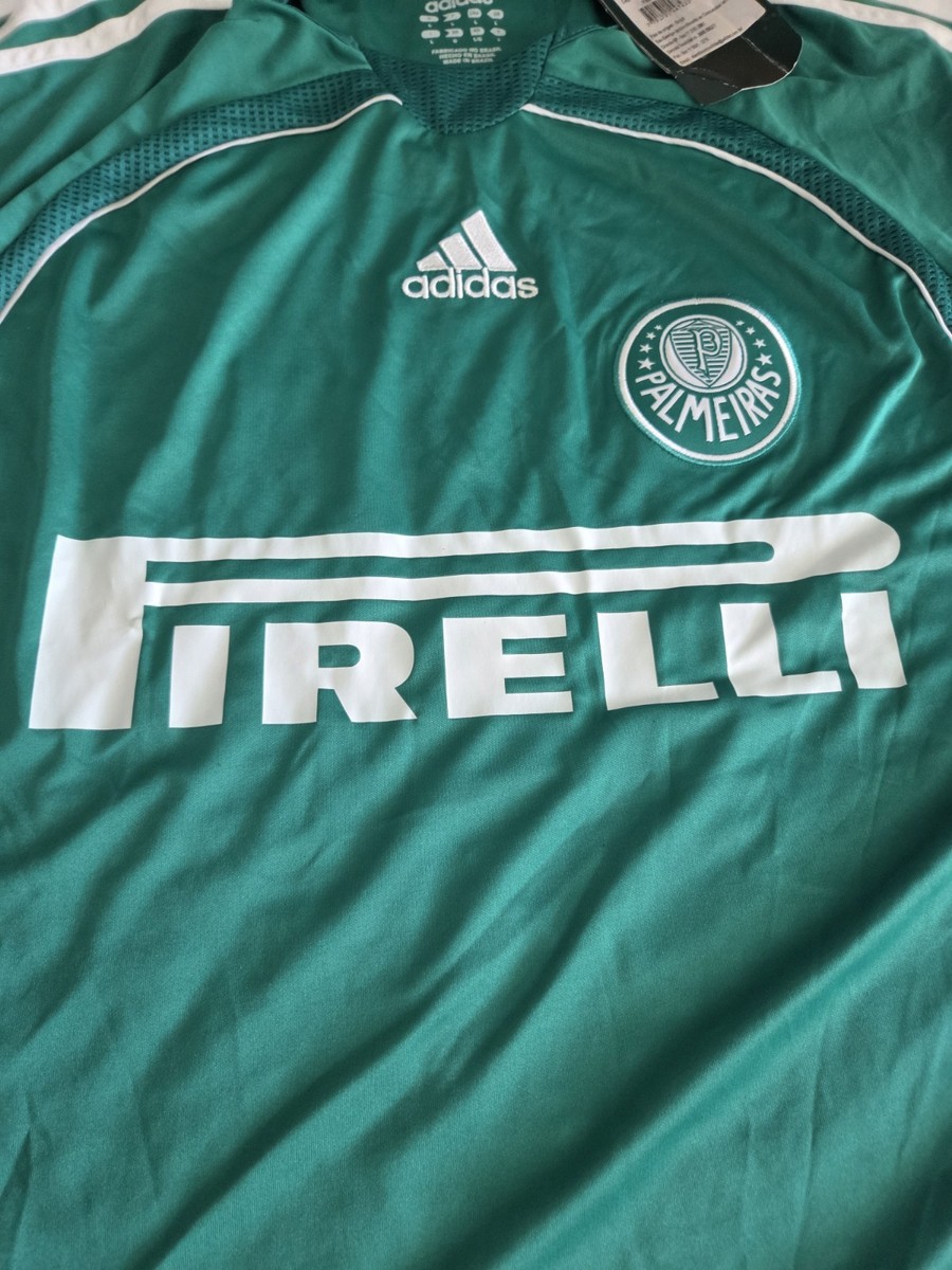 Palmeiras 2008 Adidas #16 Caio Home Jersey NWT Brazil Pirelli