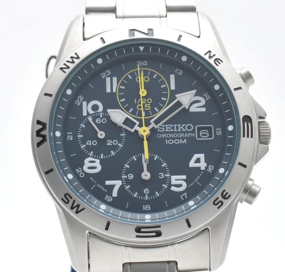 SEIKO クロノグラフ クオーツ 100m防水 クオーツ 7T92-0DX0 Seiko Men's Black Watch - 7T92-0DX0 for sale online | eBay