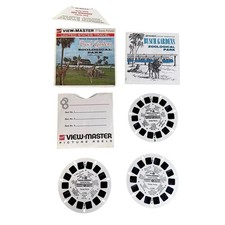 GAF View Master A979 Busch Gardens Zoological Tampa Florida GAF 3 Reels Booklet