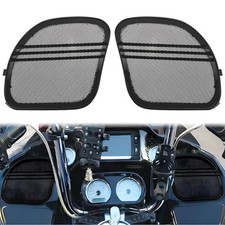 VPZMT Front Fairing Speaker Grills Cover for Harley Road Glide FLTRX FLTRK FL...