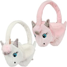 Barts Kids Childrens Unicorna Soft Faux Fur Adjustable Earmuffs Ear Warmers